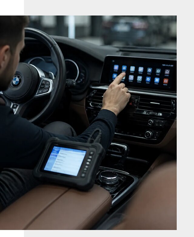 Установка приложений и мультимедиа сервисов BMW в Нурлате