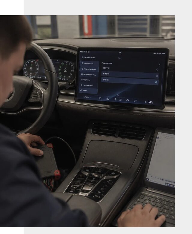 Русификация автомобиля BYD HAN для эксплуатации в Нурлате