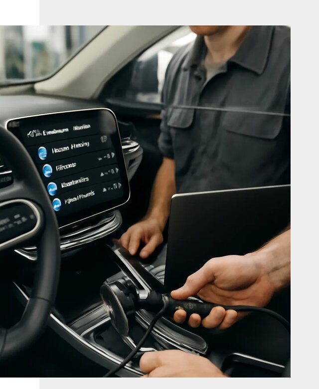 Установка приложений Geely для мультимедиа автомобиля в Нурлате