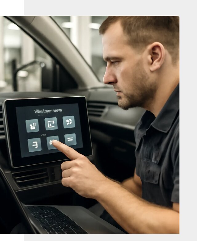 Установка приложений в автомобиль под ключ в Нурлате