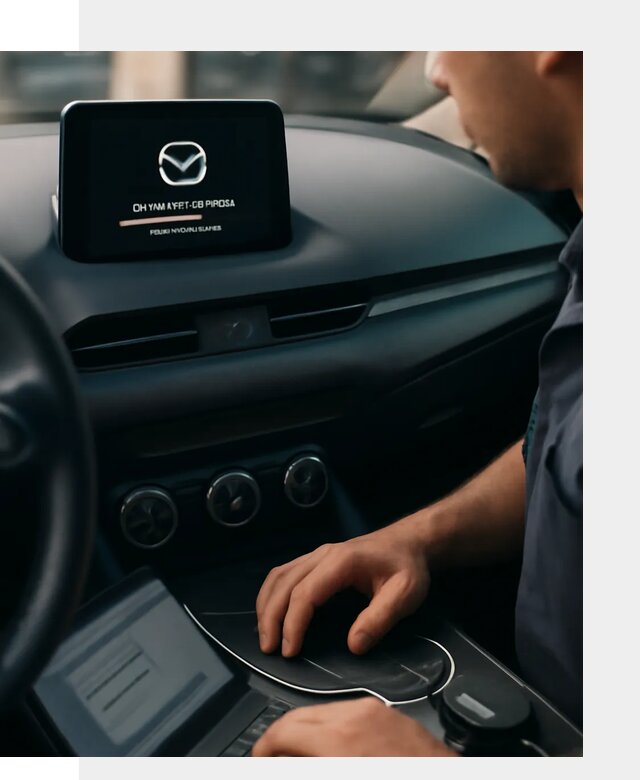 Установка приложений Mazda на мультимедийную систему в Нурлате